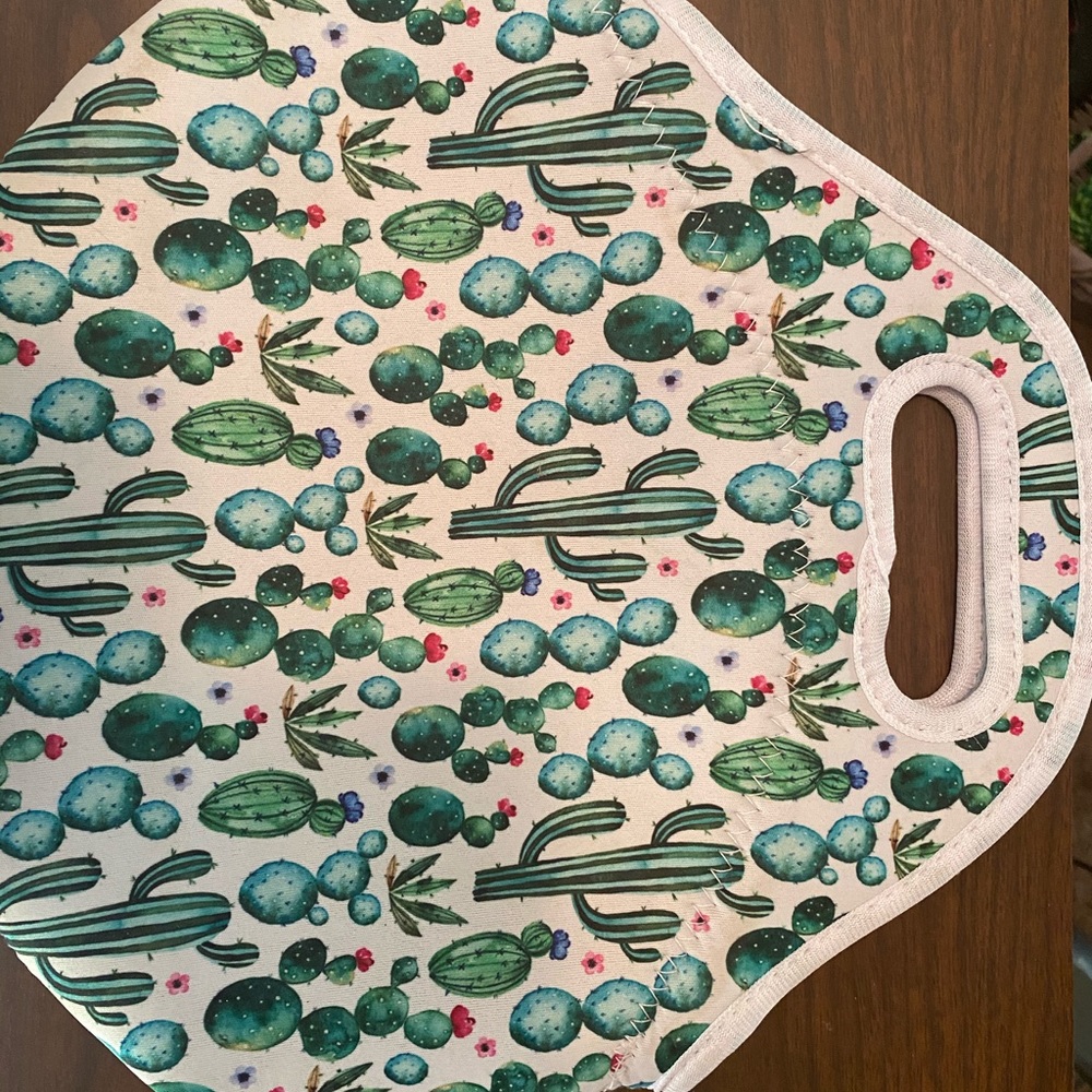 Cactus print Lunch bag